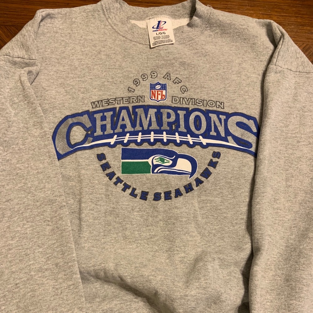 1999 seattle seahawks division champs sweatshirt